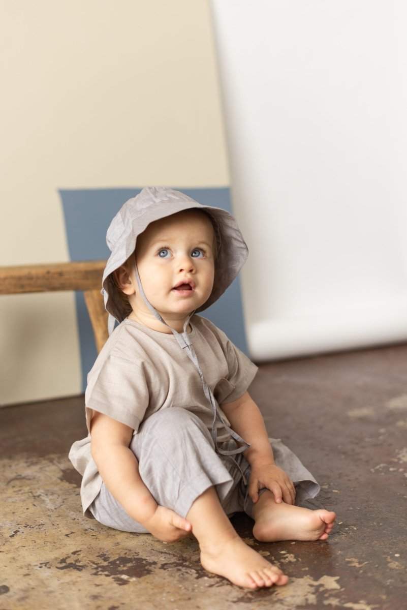 for Pēpi Boxy Shirt - Esse-Glacier Grey-3-6 M-