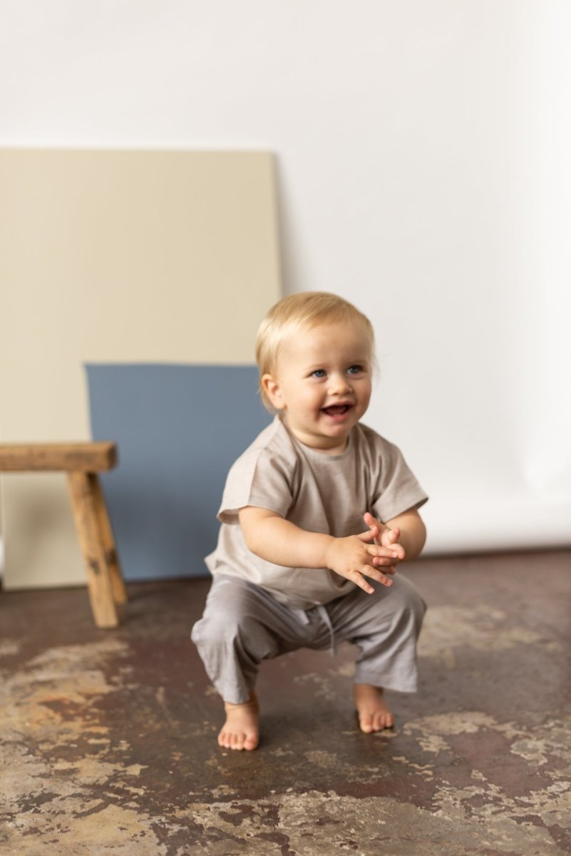 for Pēpi Boxy Shirt - Esse-Glacier Grey-3-6 M-