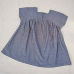 for Pēpi Dress with Curved Back Yoke - Esse-Pigeon Blue-3-6 M-