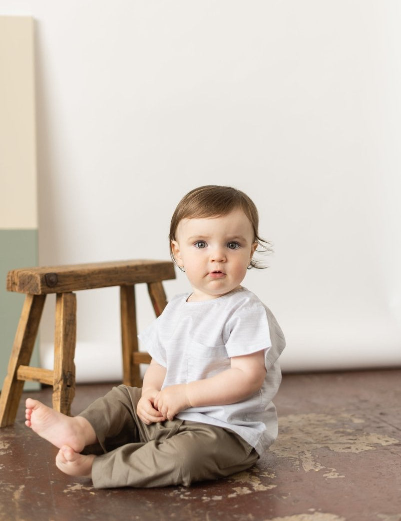 for Pēpi Relaxed Drawstring Capri - Esse-Olive-3-6 M-