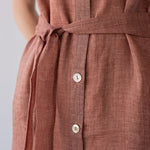Lumen Shirt Dress - Esse-Coral-XXS (MTO)-None / Options 1 - 2