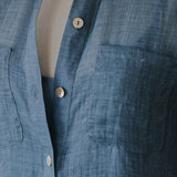 Lumen Shirt Dress - Esse-Pacific Blue-XXS (MTO)-None / Options 1 - 2