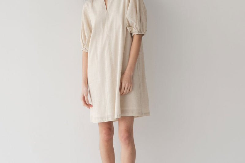 Modern Gypsy Trapeze Dress - Esse-Bone White-XXS (MTO)-None/ Option 1