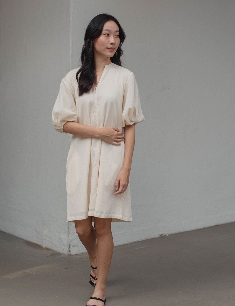 Modern Gypsy Trapeze Dress - Esse-Natural-XXS (MTO)-None/ Option 1