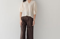 Modern Gypsy Yoryu Blouse - Esse-Bone White-XXS (MTO)-None/ Option 1