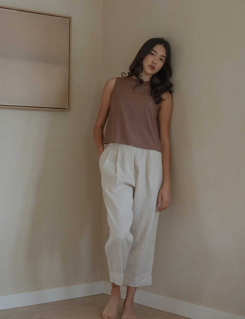 Open Back Top - Esse-Mocha-XS-