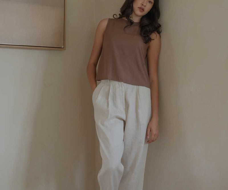Open Back Top - Esse-Mocha-XS-