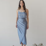 Pareo Skirt - Esse-Pacific Blue-XXS - XS (MTO)-None/ Option 1