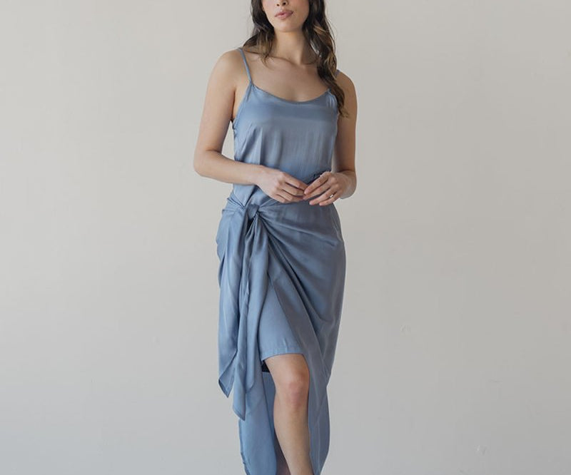 Pareo Skirt - Esse-Pacific Blue-XXS - XS (MTO)-None/ Option 1
