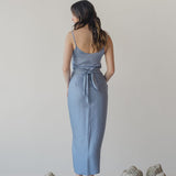 Pareo Skirt - Esse-Pacific Blue-XXS - XS (MTO)-None/ Option 1