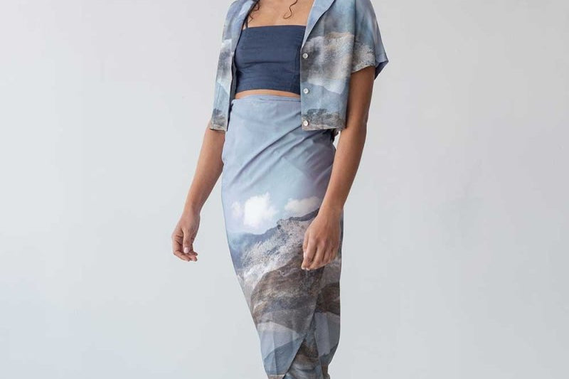 Pareo Skirt - Mountain Print - Esse-Print-XXS - S-