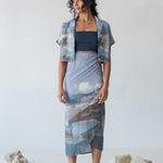 Pareo Skirt - Mountain Print - Esse-Print-XXS - S-