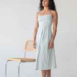 Picnic Fit and Flare Dress in Ice Blue - Esse-XXS--