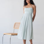 Picnic Fit and Flare Dress in Ice Blue - Esse-XXS--