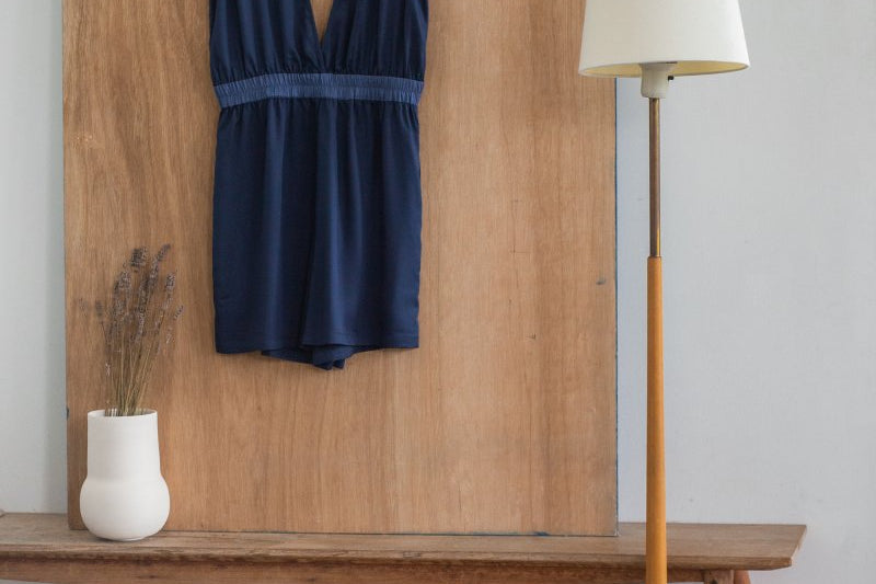 Repose Romper - Esse-Nautical Blue-XS-