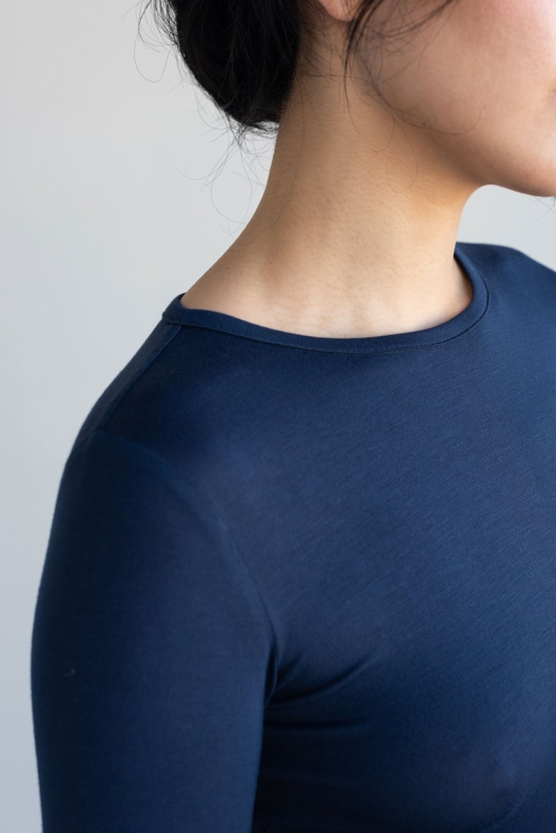 Sculptural Dress (Sample) - Esse - Nautical Blue - S - 