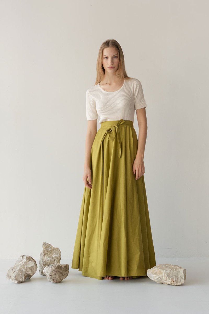 Soleil Dress - Esse-Chartreuse-XXS - XS-