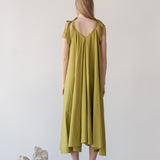 Soleil Dress - Esse-Chartreuse-XXS - XS-