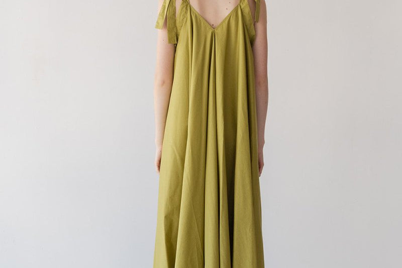 Soleil Dress - Esse-Chartreuse-XXS - XS-