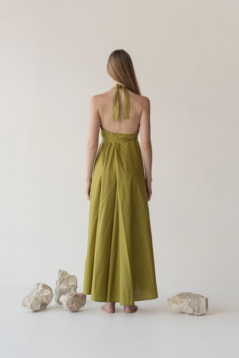 Soleil Dress - Esse-Chartreuse-XXS - XS-