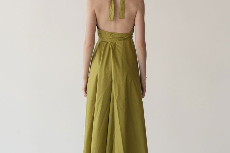 Soleil Dress - Esse-Chartreuse-XXS - XS-