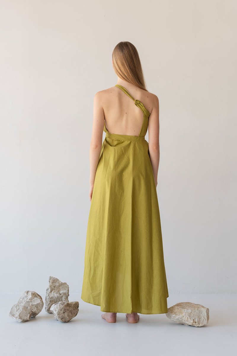 Soleil Dress - Esse-Chartreuse-XXS - XS-
