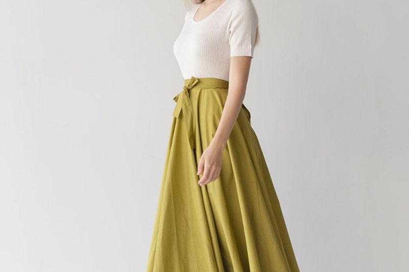 Soleil Dress - Esse-Chartreuse-XXS - XS-