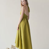 Soleil Dress - Esse-Chartreuse-XXS - XS-