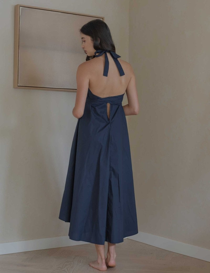 Soleil Dress - Esse-Nautical Blue-XXS - XS-