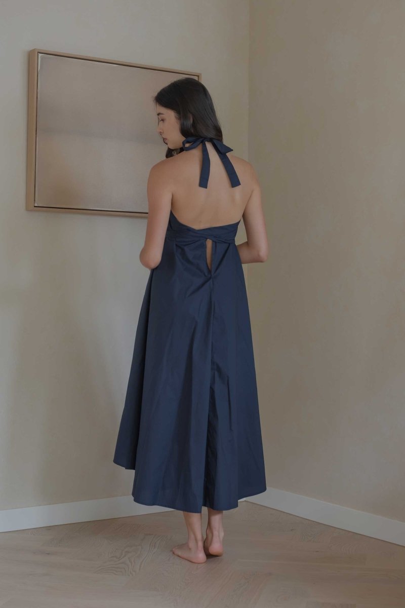 Soleil Dress - Esse-Nautical Blue-XXS - XS-