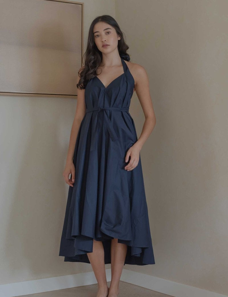 Soleil Dress - Esse-Nautical Blue-XXS - XS-