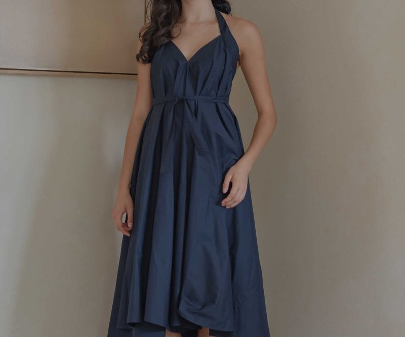 Soleil Dress - Esse-Nautical Blue-XXS - XS-