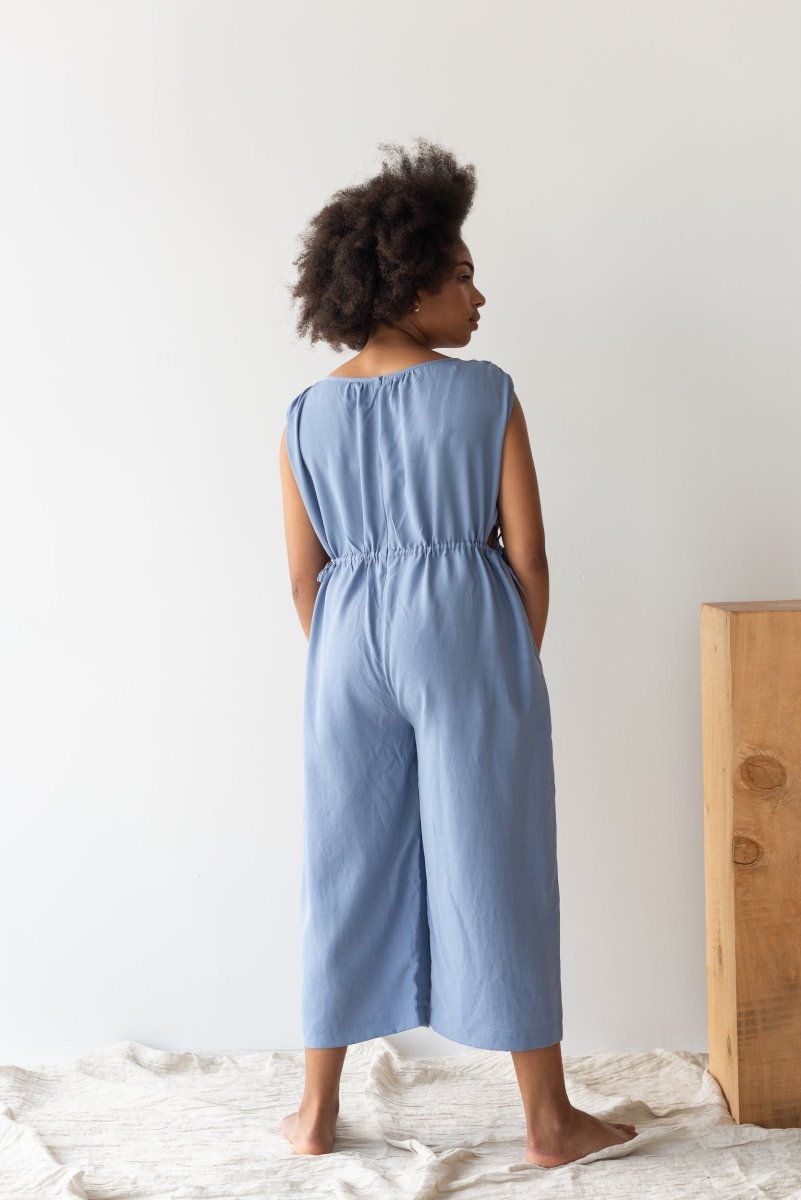 Sun - seeker Jumpsuit (Sample) - Esse - Periwinkle Blue - M - 
