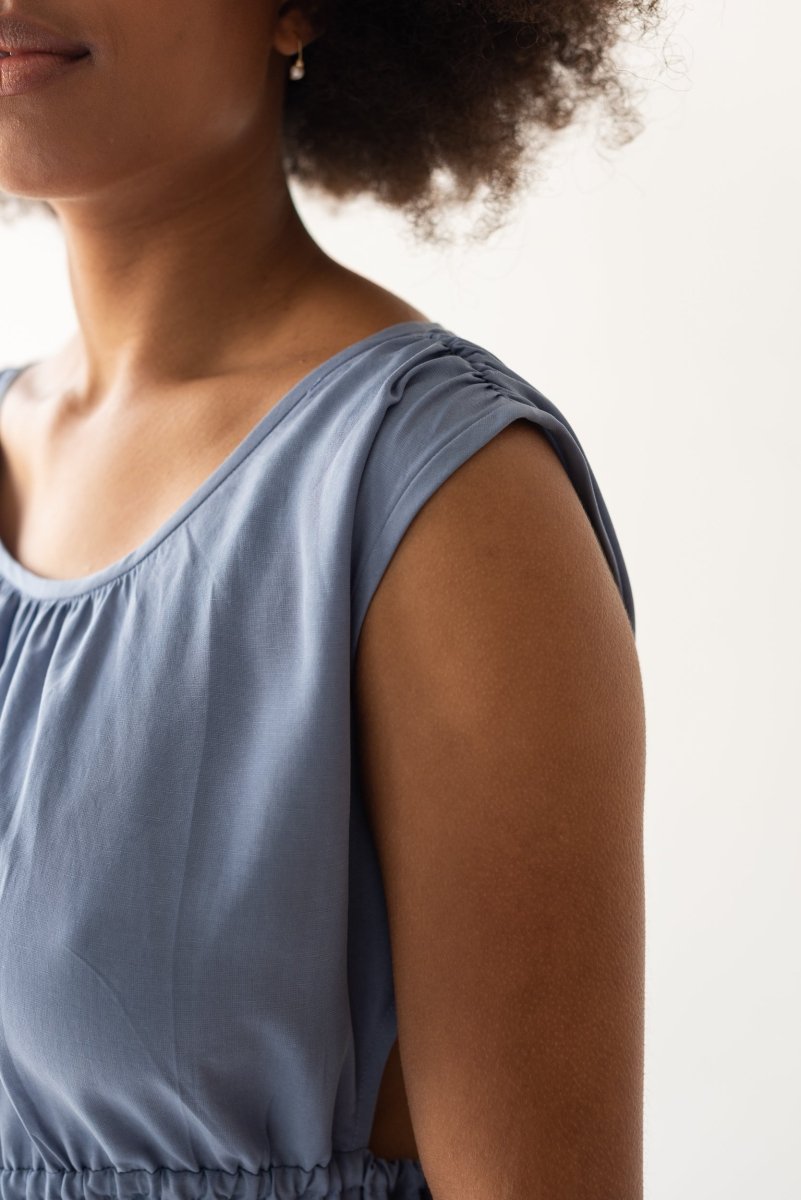 Sun - seeker Jumpsuit (Sample) - Esse - Periwinkle Blue - M - 