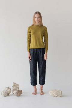 Tailored Cuffed Pants - Esse-Black-XXS (MTO)-Option 1