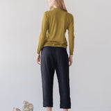 Tailored Cuffed Pants - Esse-Black-XXS (MTO)-Option 1
