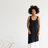 Tie-back Halter Maxi Dress - Esse-Black-XXS-