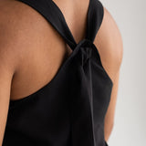 Tie-back Halter Top - Esse-Black-XS-