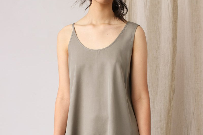 Top with Asymmetrical Straps - Esse-Olive-XXS-