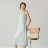 Twist and Turn Toga Dress - Esse-Ice Blue-XXS-