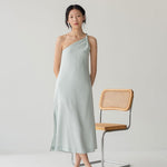 Twist and Turn Toga Dress - Esse-Ice Blue-XXS-