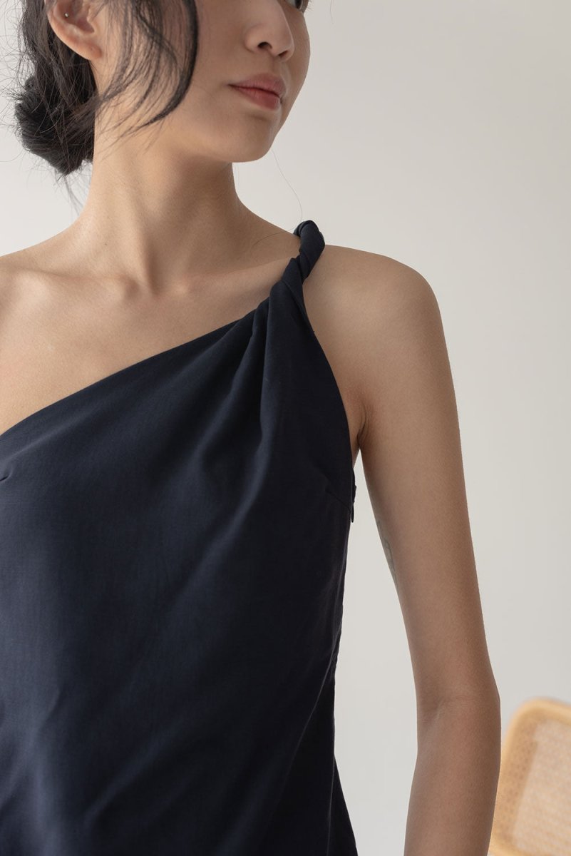 Twist and Turn Toga Top - Esse-Nautical Blue-XXS-