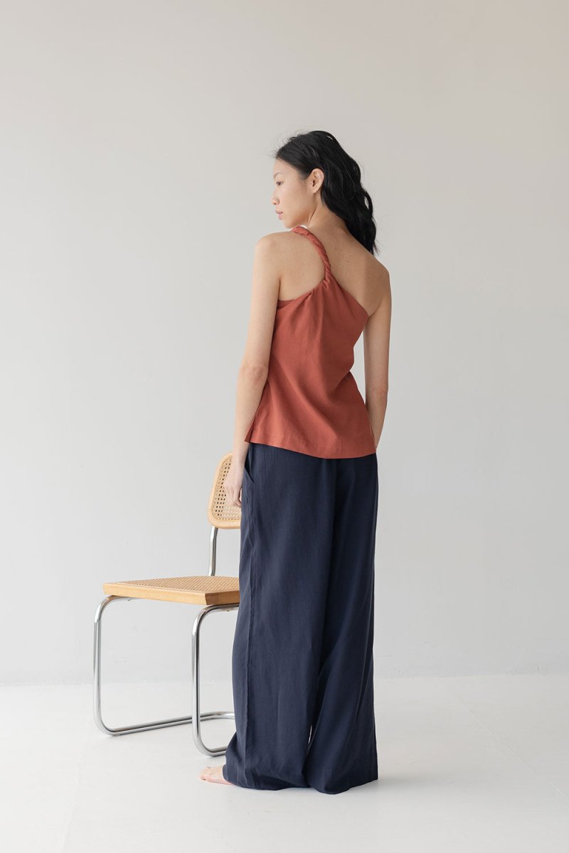 Twist and Turn Toga Top - Esse-Nautical Blue-XXS-