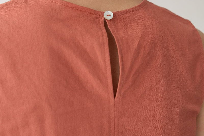 With Ease Boxy Tank - Esse-Cherry Tomato-XS-