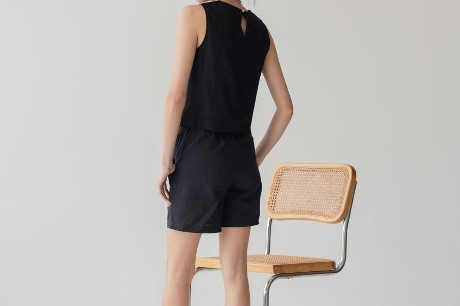 With Ease Boxy Tank - Esse-Cherry Tomato-XS-