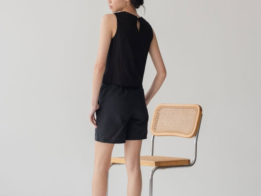 With Ease Boxy Tank - Esse-Cherry Tomato-XS-
