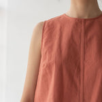 With Ease Boxy Tank - Esse-Cherry Tomato-XS-