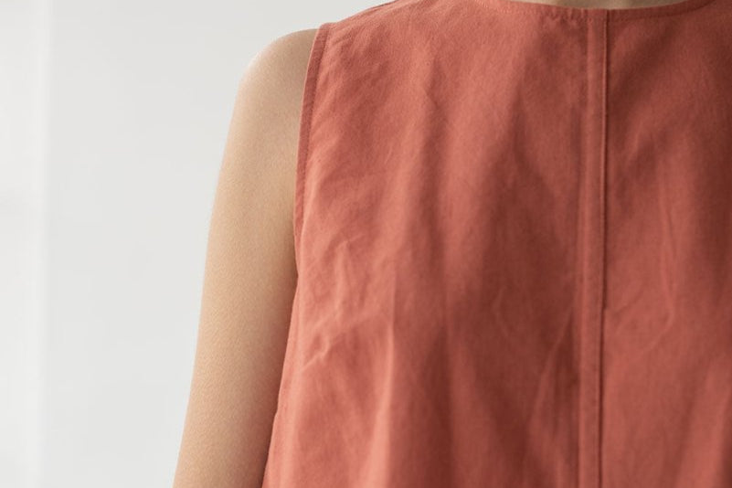 With Ease Boxy Tank - Esse-Cherry Tomato-XS-