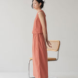 With Ease Boxy Tank - Esse-Cherry Tomato-XS-
