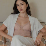 With Ease Cropped Shirt - Esse-Chalk-XS-